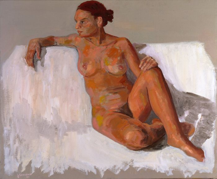 Rosa sobre el sofà